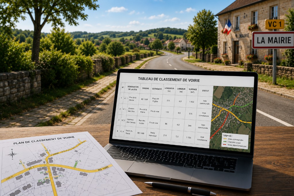 Tableau de classement de voirie